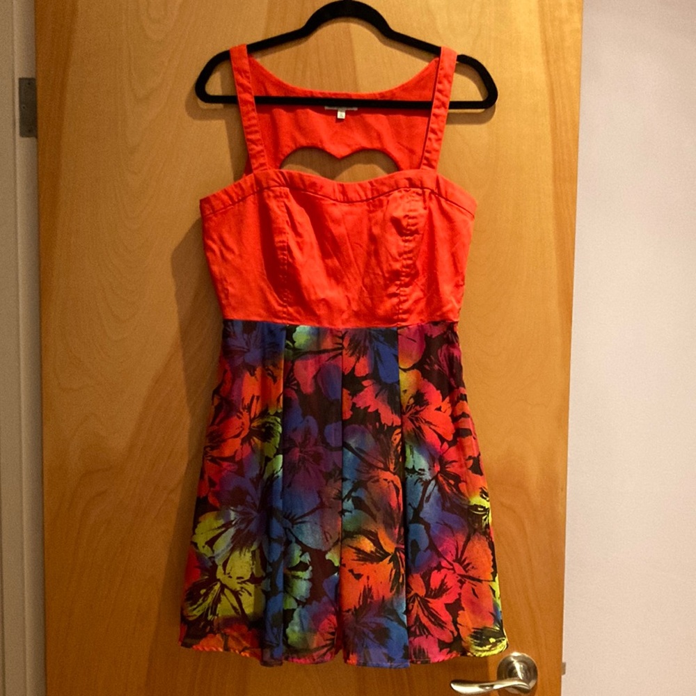 Charlotte Russe heart cut out dress